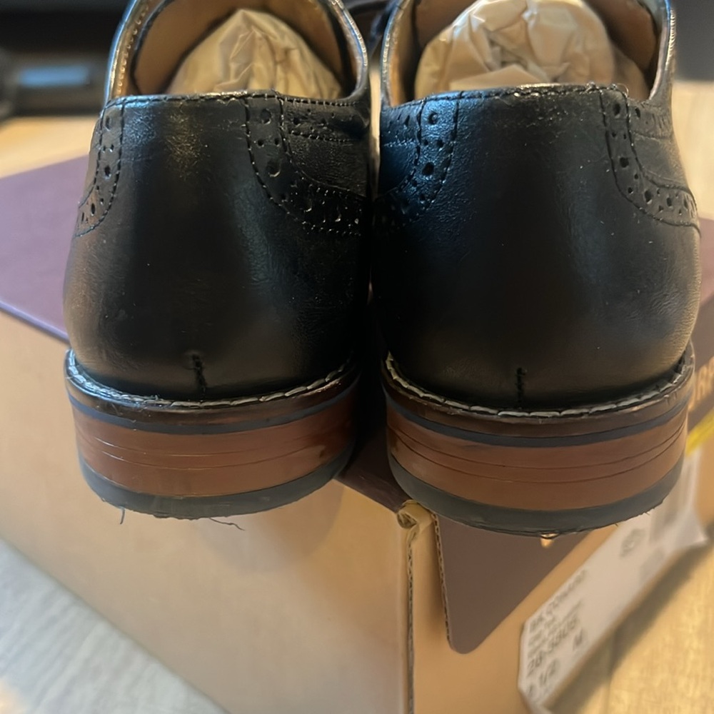 Johnston & Murphy little boy 2.5 leather shoes - Picture 3 of 7